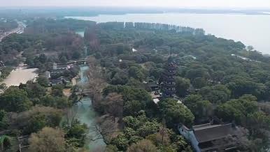 上海大观园最新航拍视频视频的预览图